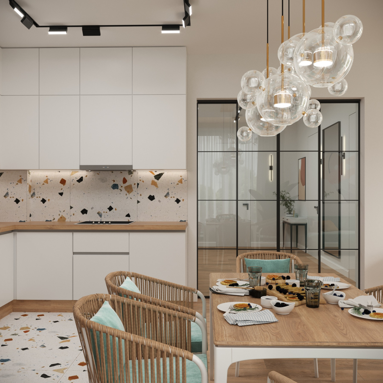 Дизайн интерьера дома в КП Легенда