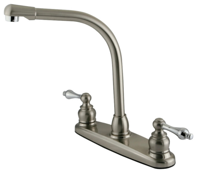 Kingston Brass Victorian Centerset Kitchen Faucet Traditional