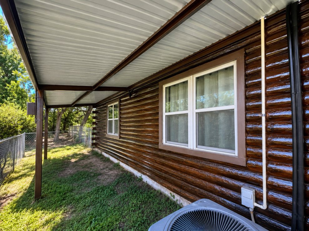 Log Home Exterior Transformation