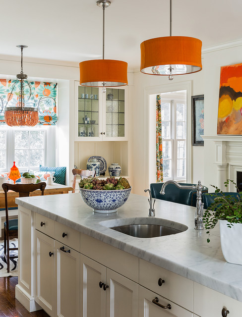 In Living Color : Wellesley contemporary-kitchen