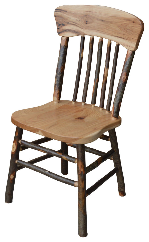 Hickory Panel Back Dining Chair Rustic Dining Chairs by Furniture