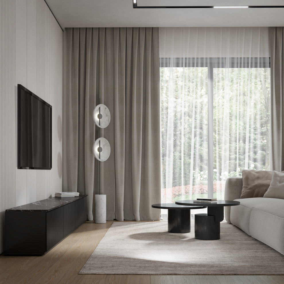 Modern monochrome interior