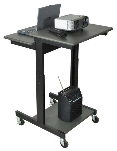 Adjule Mobile Computer Workstation In Bla