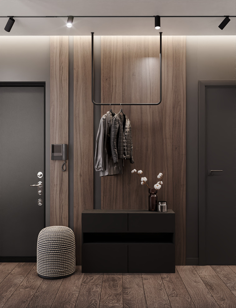 Дизайн-проект квартиры для молодой семьи в г. Москва