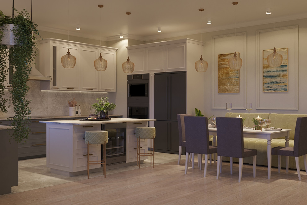 Кухня в неоклассическом стиле