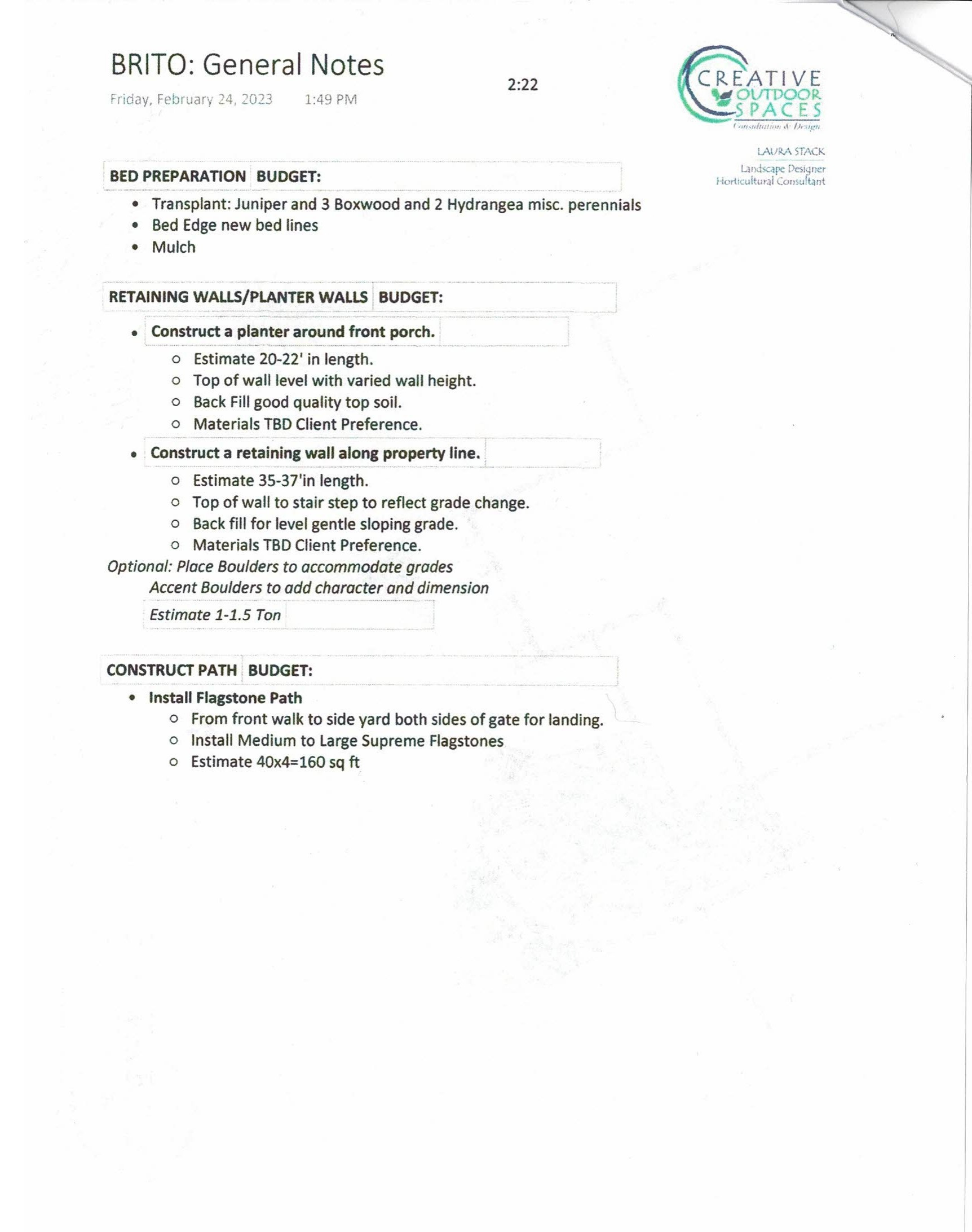 General Notes