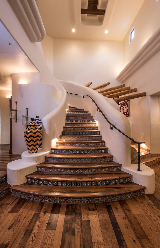 Staircase - southwestern staircase idea in Phoenix