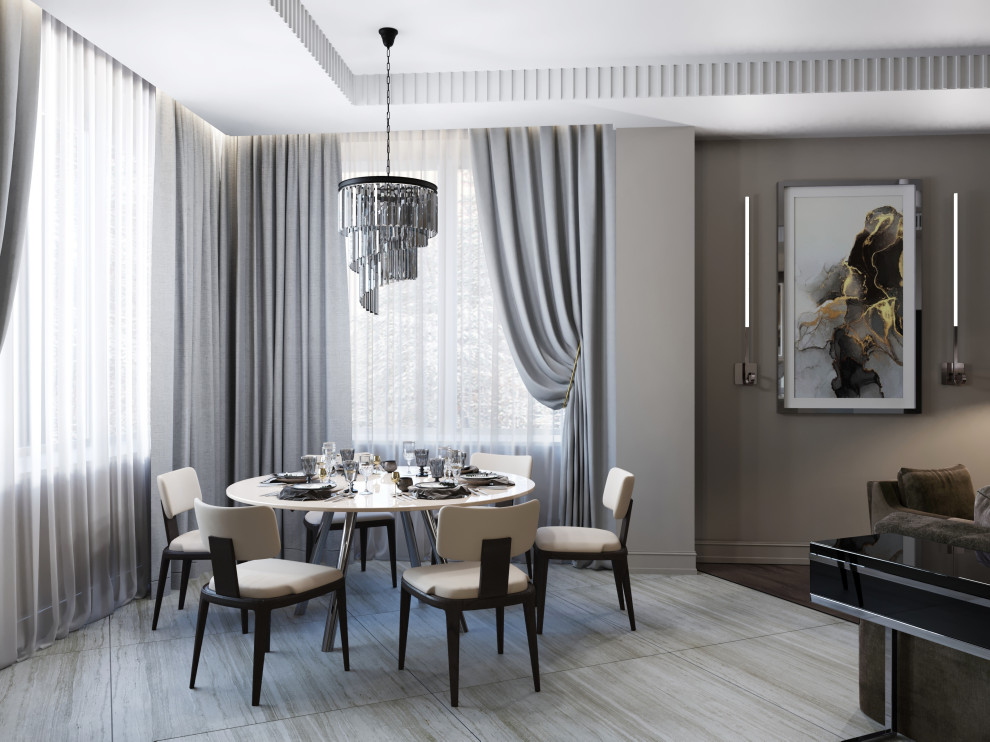 кухня-гостиная в частном доме в г. Чебоксары