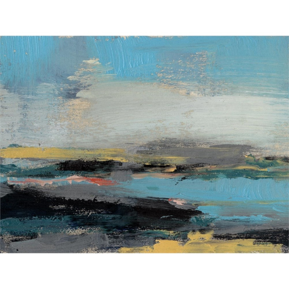 Giant Art 72x54 Bold Horizon II Fine Art Giant Canvas Print in Multi