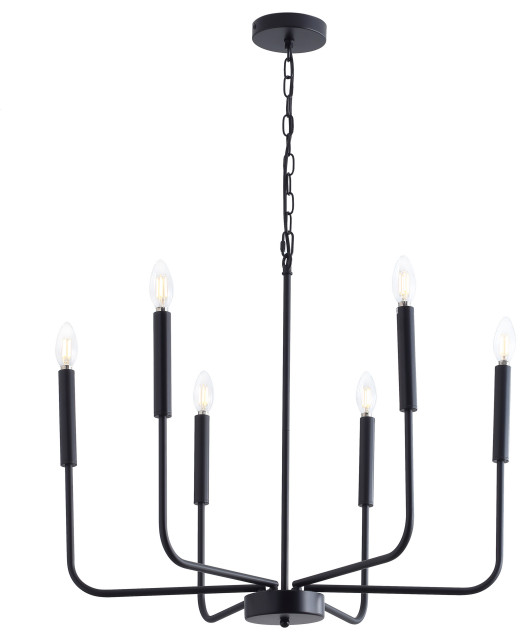 Modern 6Light Candle Style Chandelier Lighting Modern Chandeliers