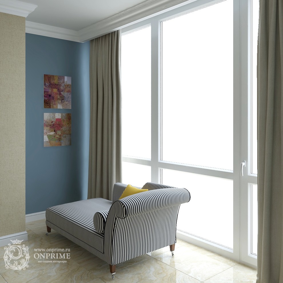 Гостинная в коттедже в Лен. Области