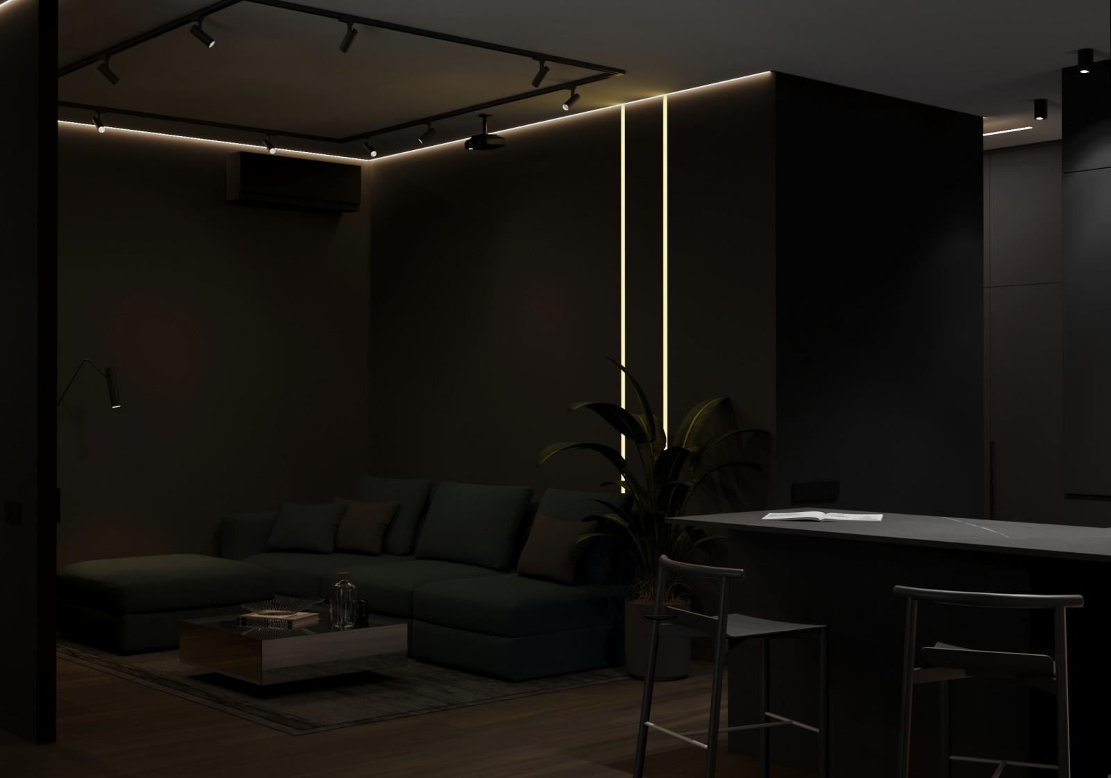 Дизайн интерьера квартиры в ЖК Вереск в престижном районе Москвы