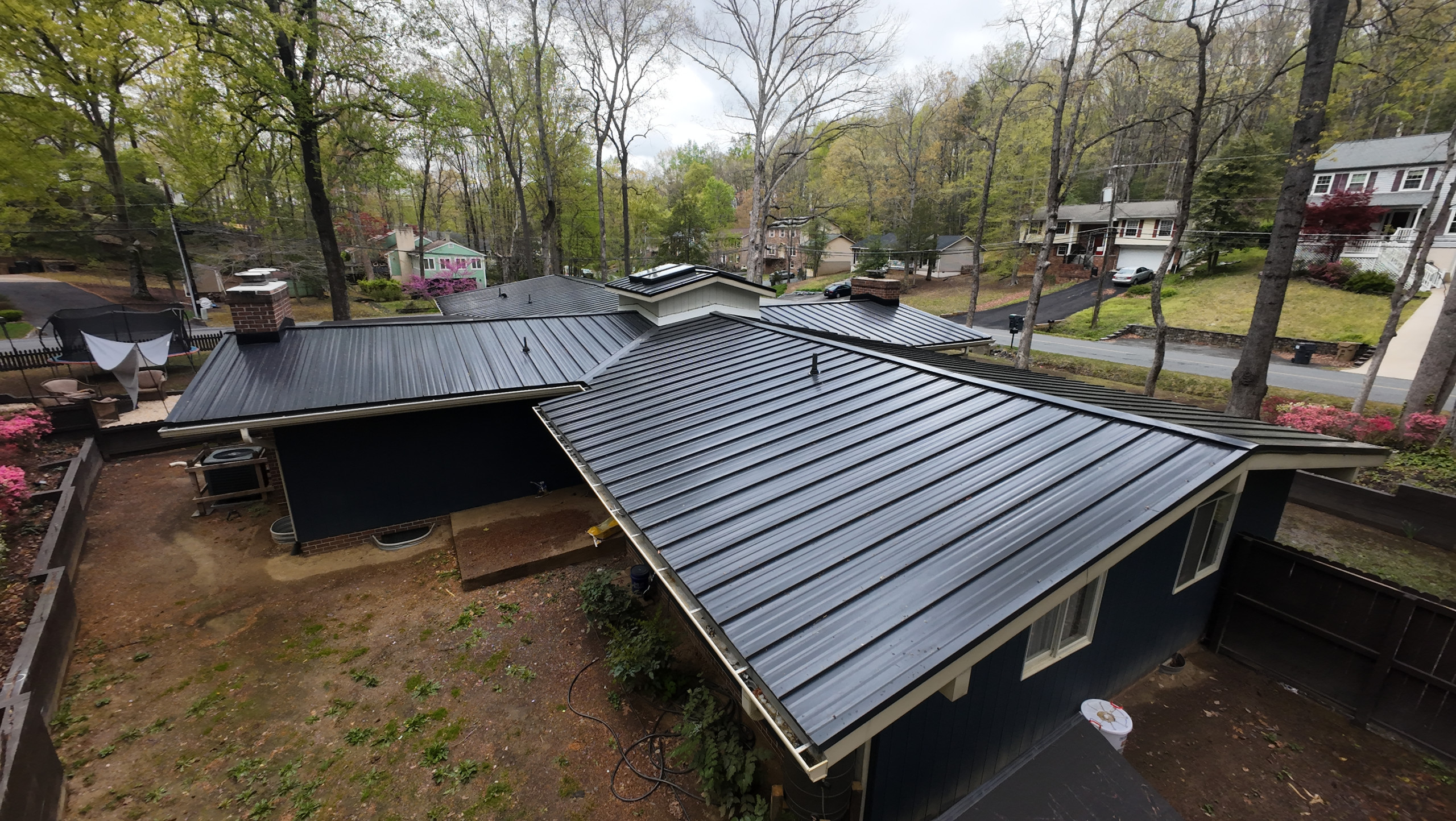 Black Metal Roof