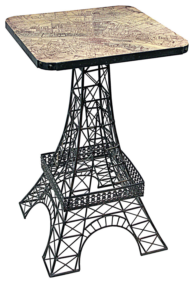Tour Eiffel Sculptural Metal Side Table