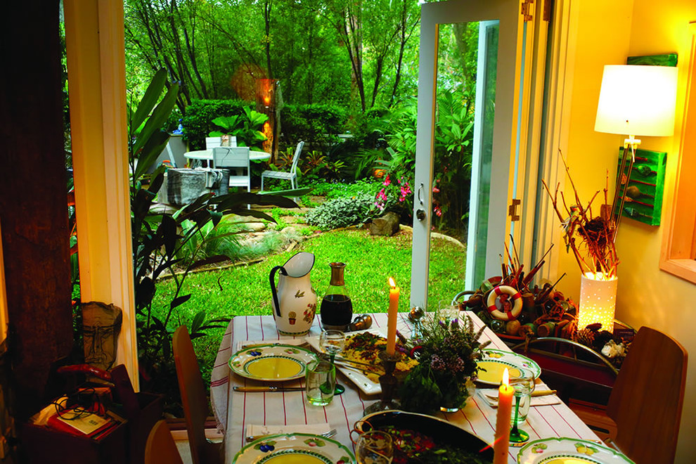 Inspiration for a small eclectic detached studio in Sydney.