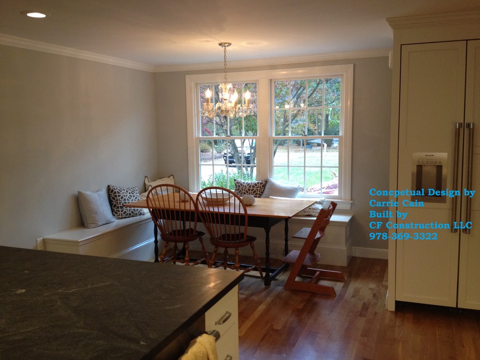 Transitional kitchen photo in Boston