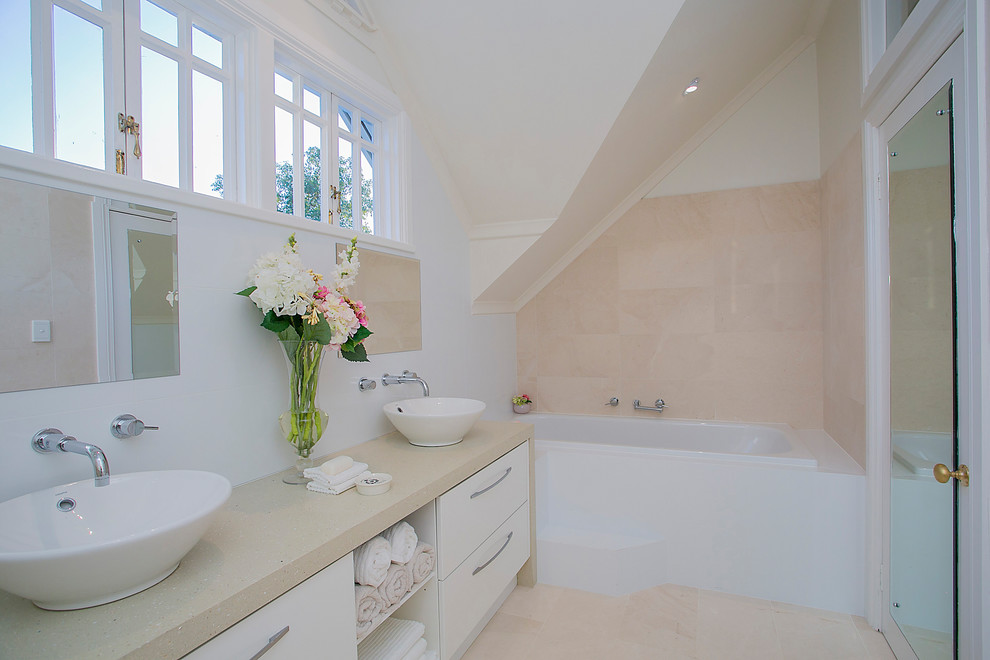 Design ideas for a contemporary bathroom in Perth.