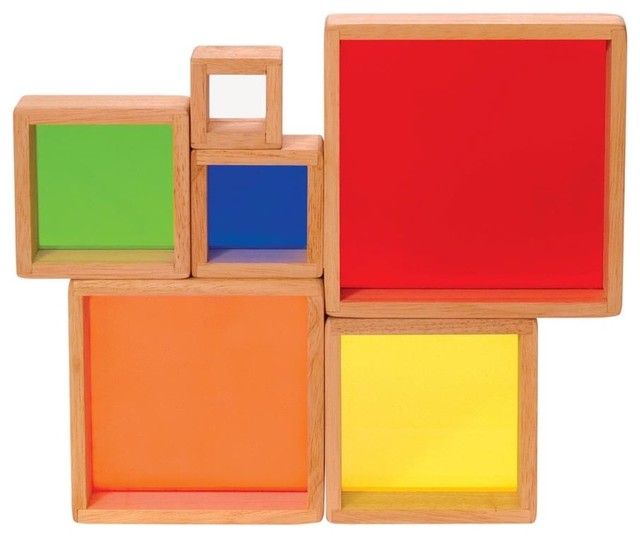 Stacking Rainbow Pyramid Educational Toy