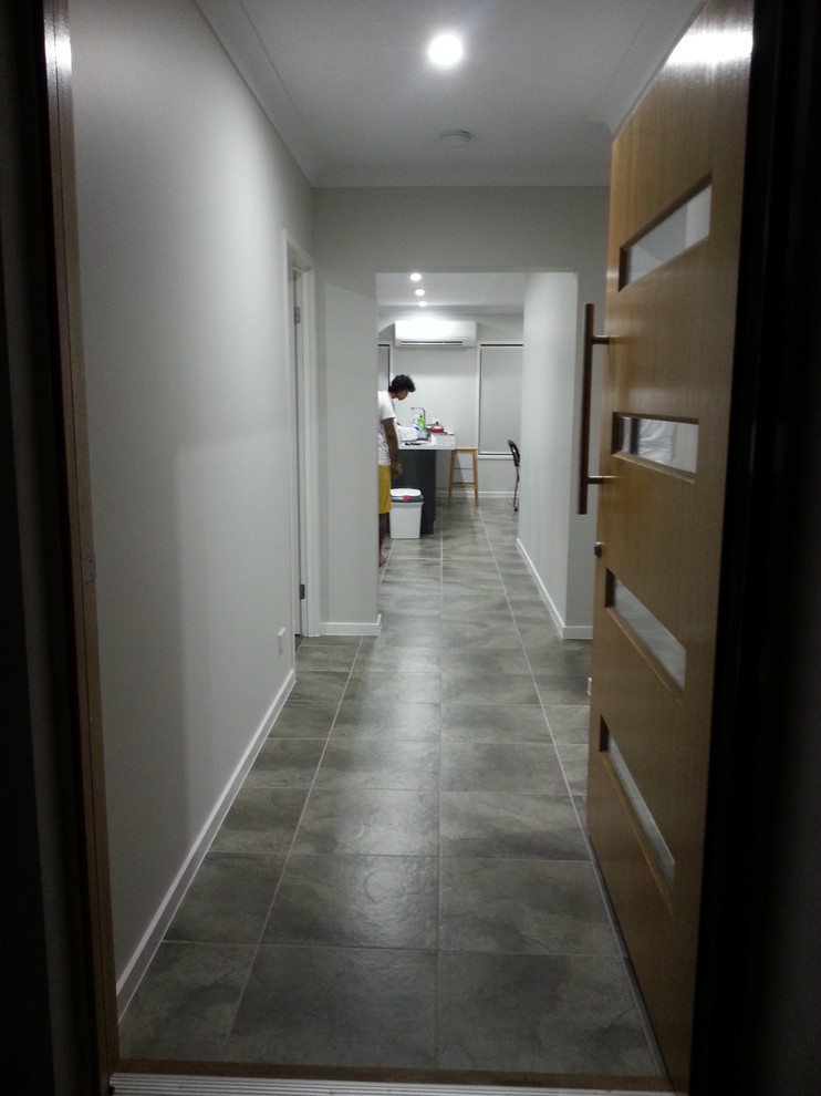 Need ideas for open plan entryway