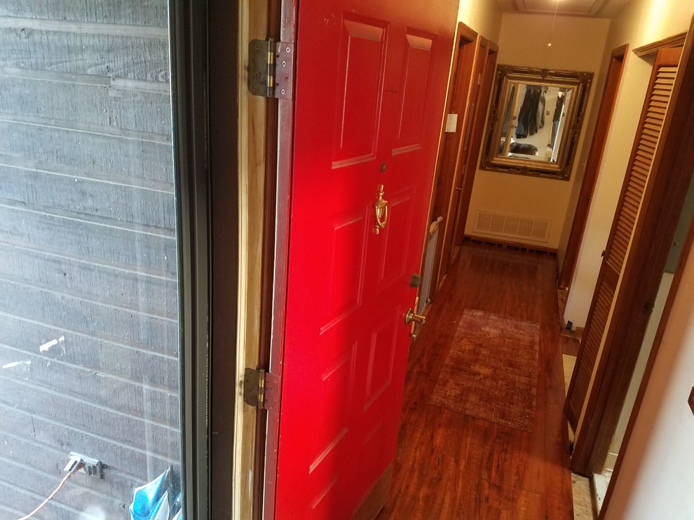Hallway laminate flooring door jambs Houzz AU
