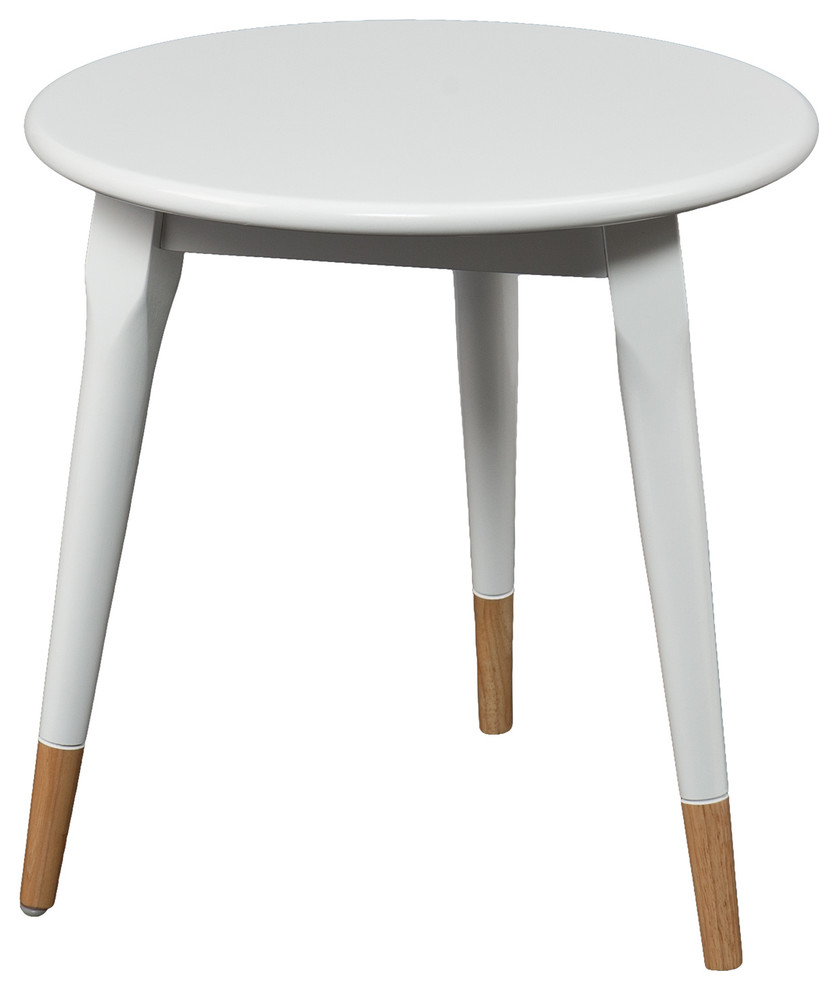 Evie Round Side Table Midcentury Side Tables And End Tables by