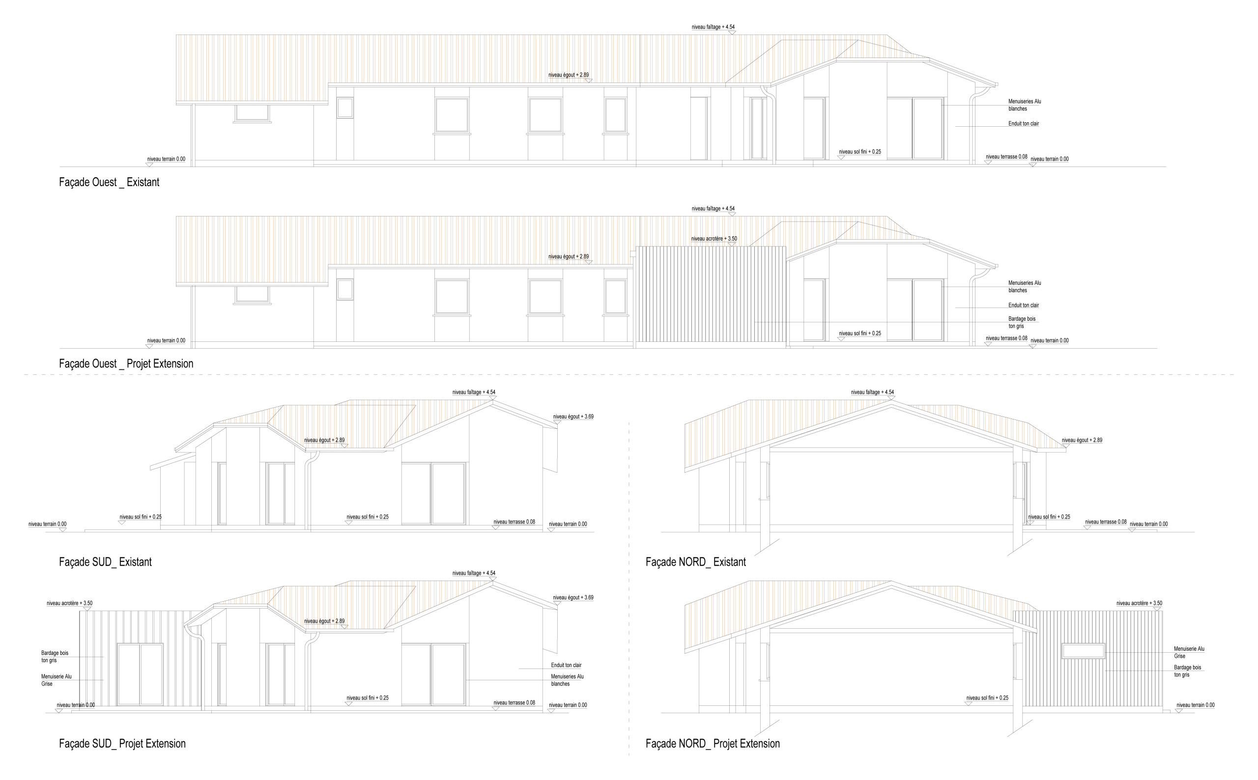 Projet D | Extension d'une maison individuelle de 20m²