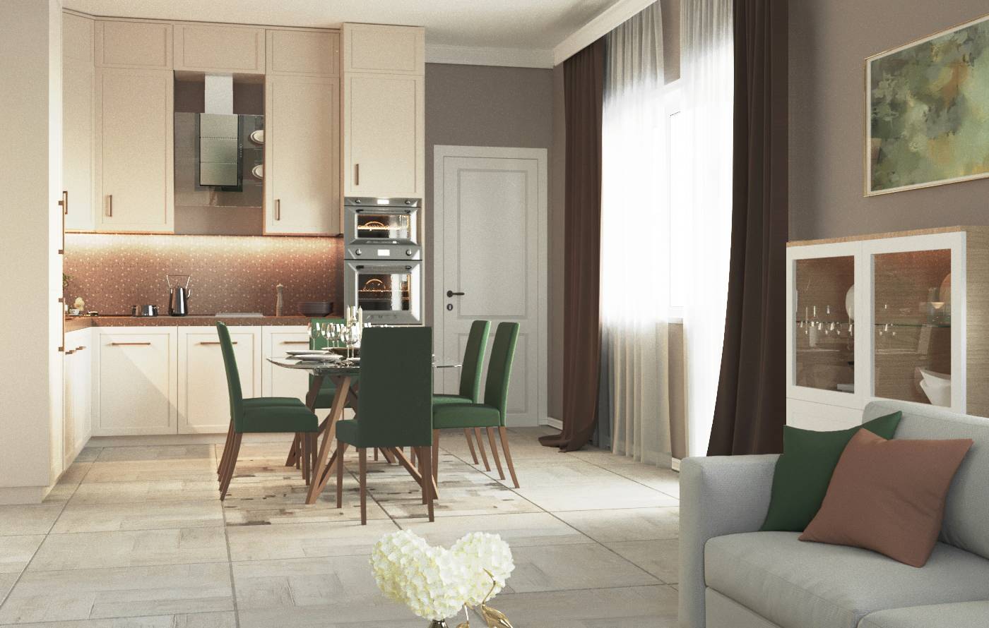 Дизайн частного дома 320 м^2 г.Казань