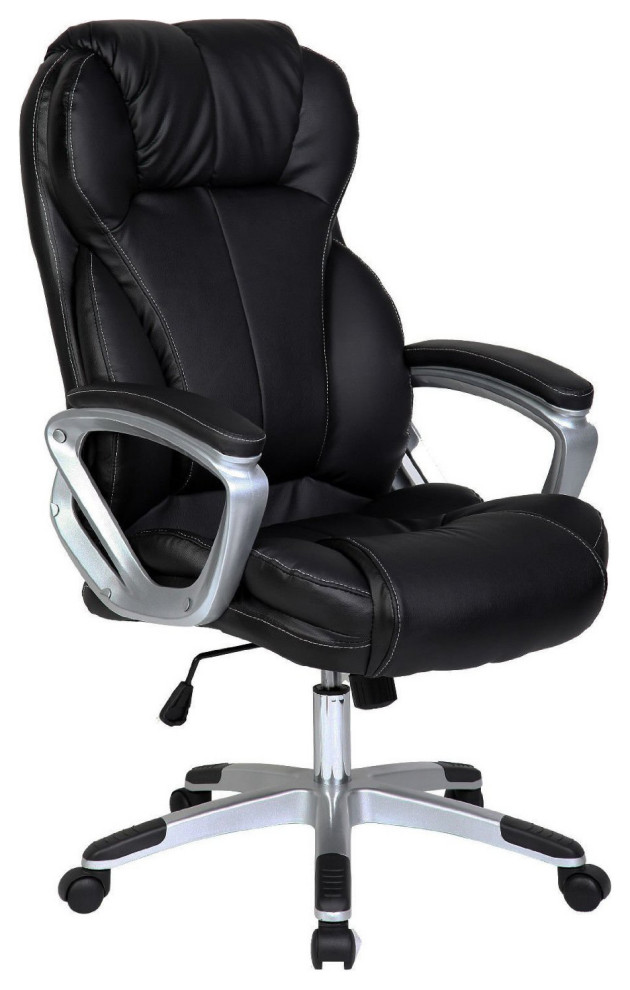 deluxe pu executive office chair