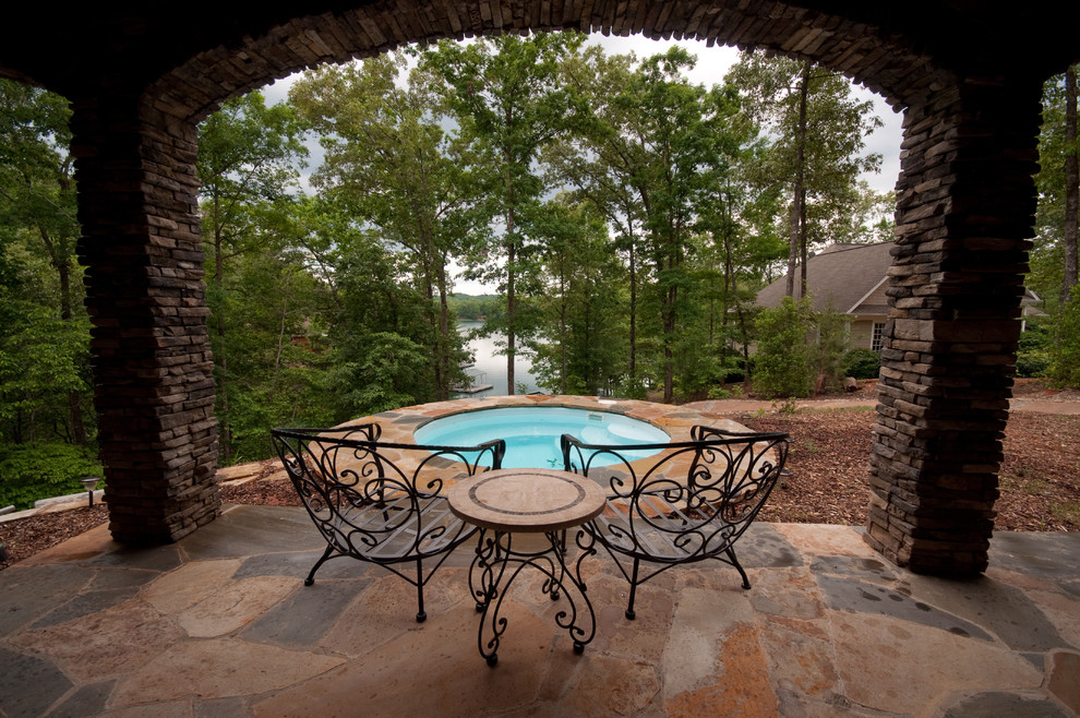 Patio - rustic patio idea