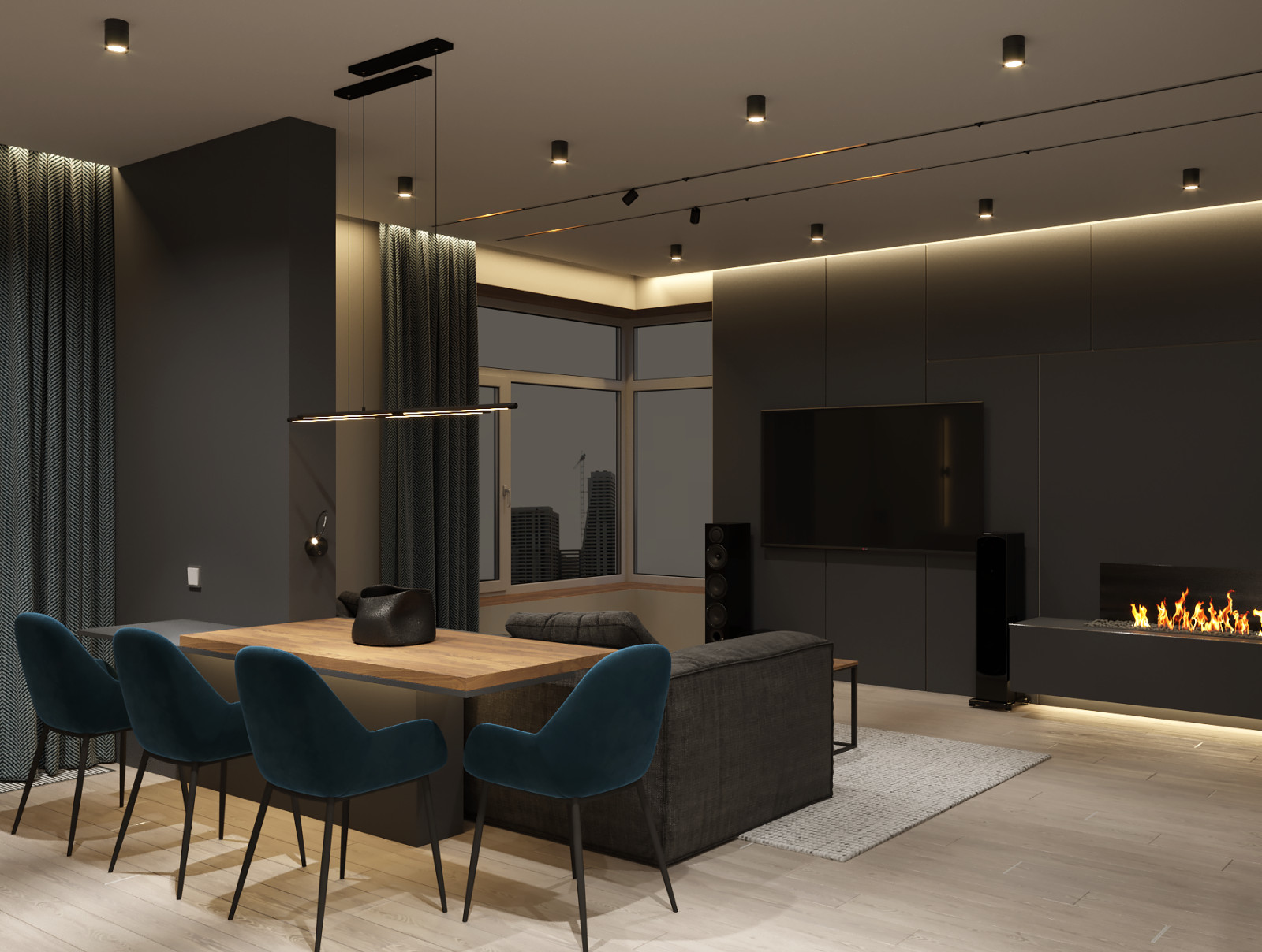 Проект кватиры в Москве 71 м2