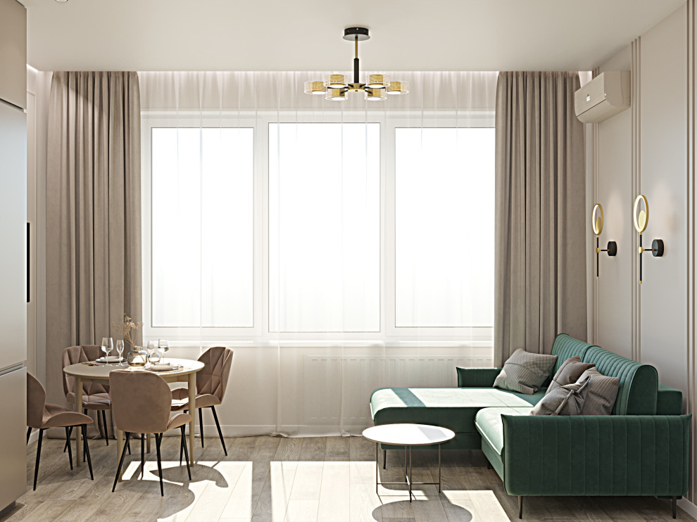 Дизайн-проект евродвушки в Москве