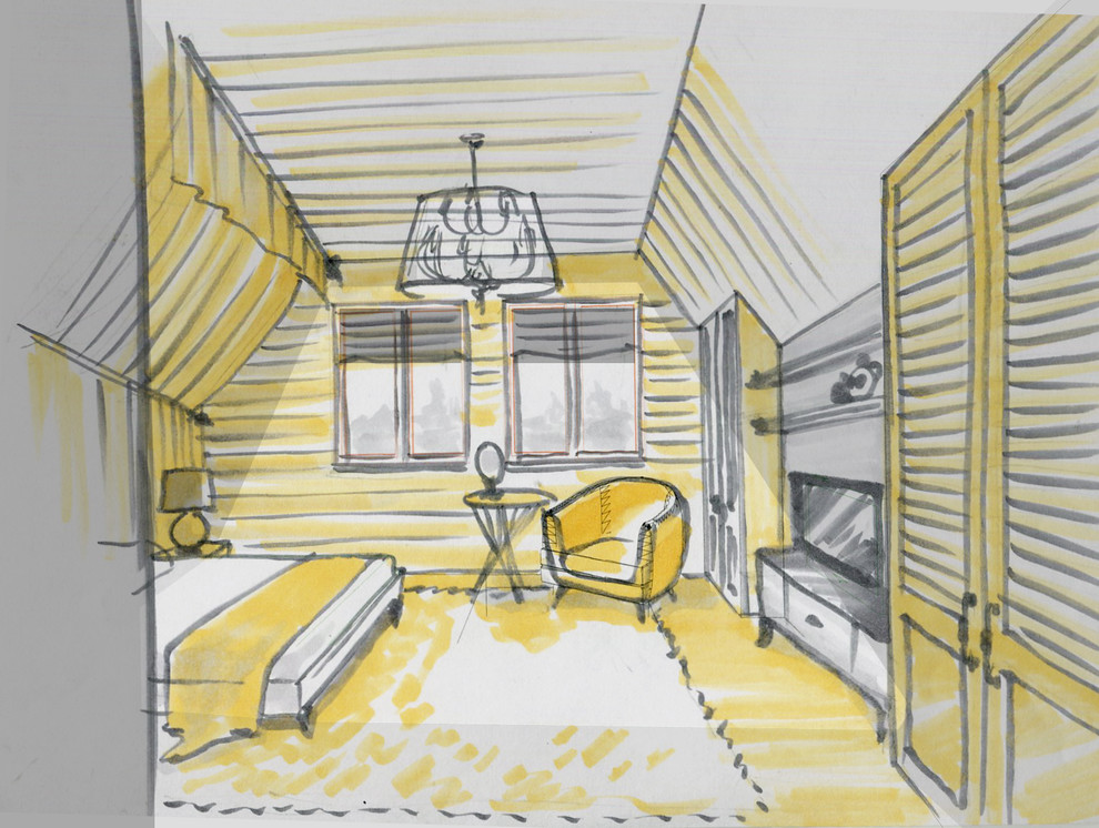 Загородный дом  (бюджетный вариант реализации)