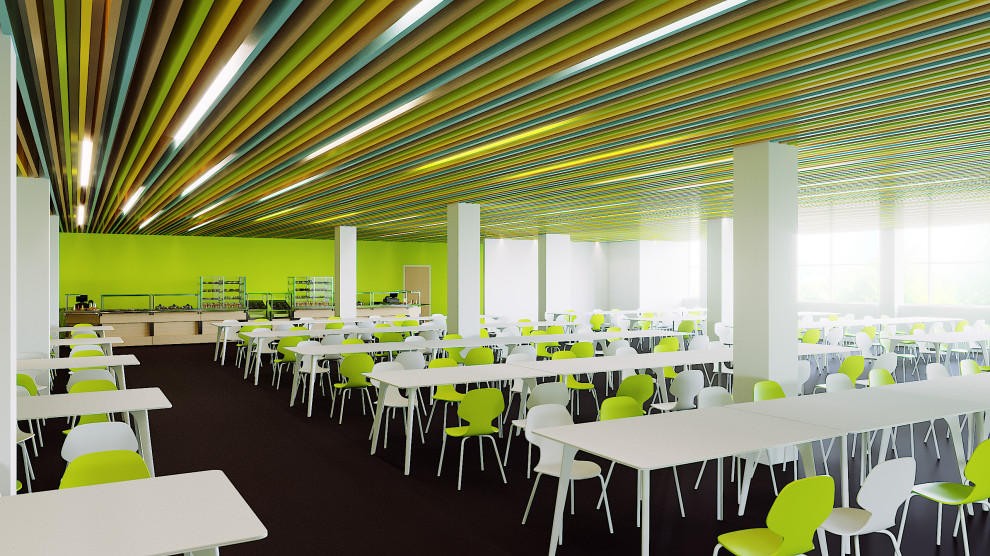 Интерьер школы на 1100 мест