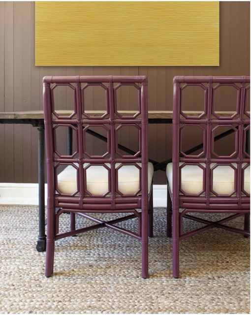 Brighton Dining Chairs in plum, oh my!