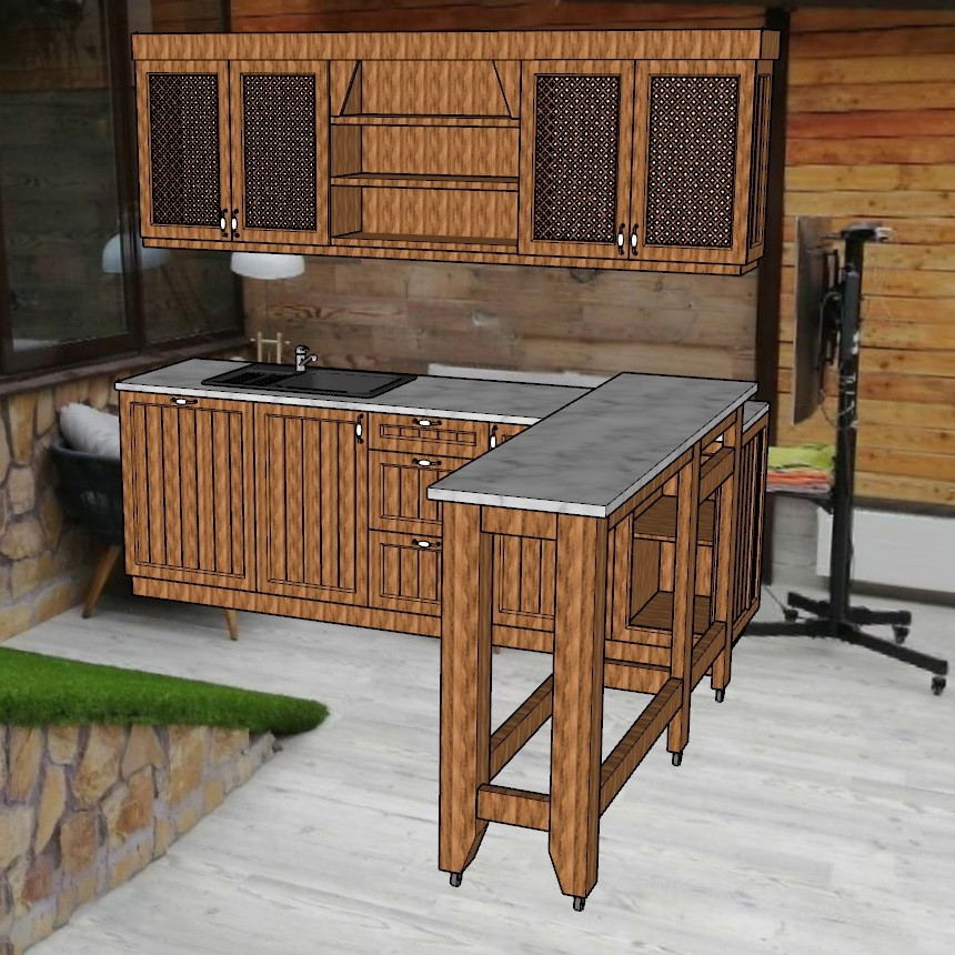 Кухня-трансформер, проект