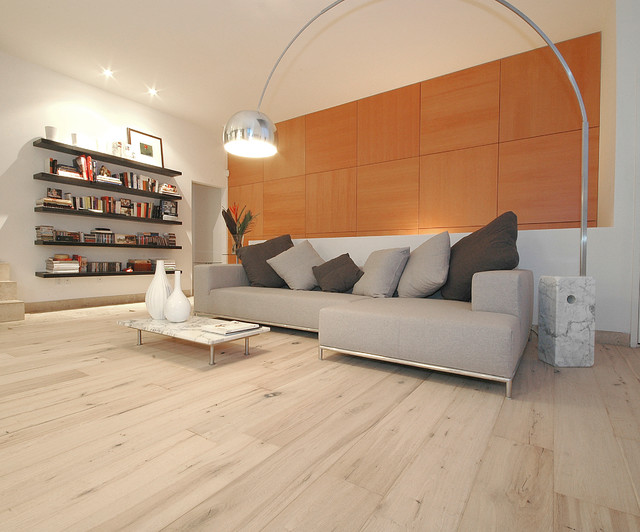 Wide Plank Wood Floors In Living Rooms Contemporary Living