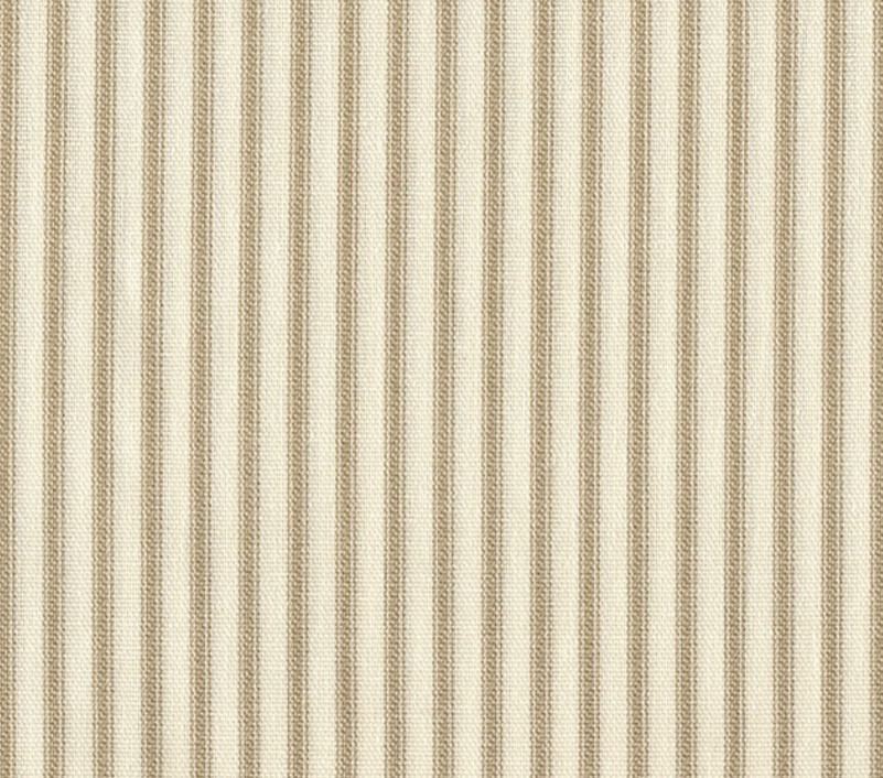 16" x 16" Pillow Ticking Stripe Linen Beige