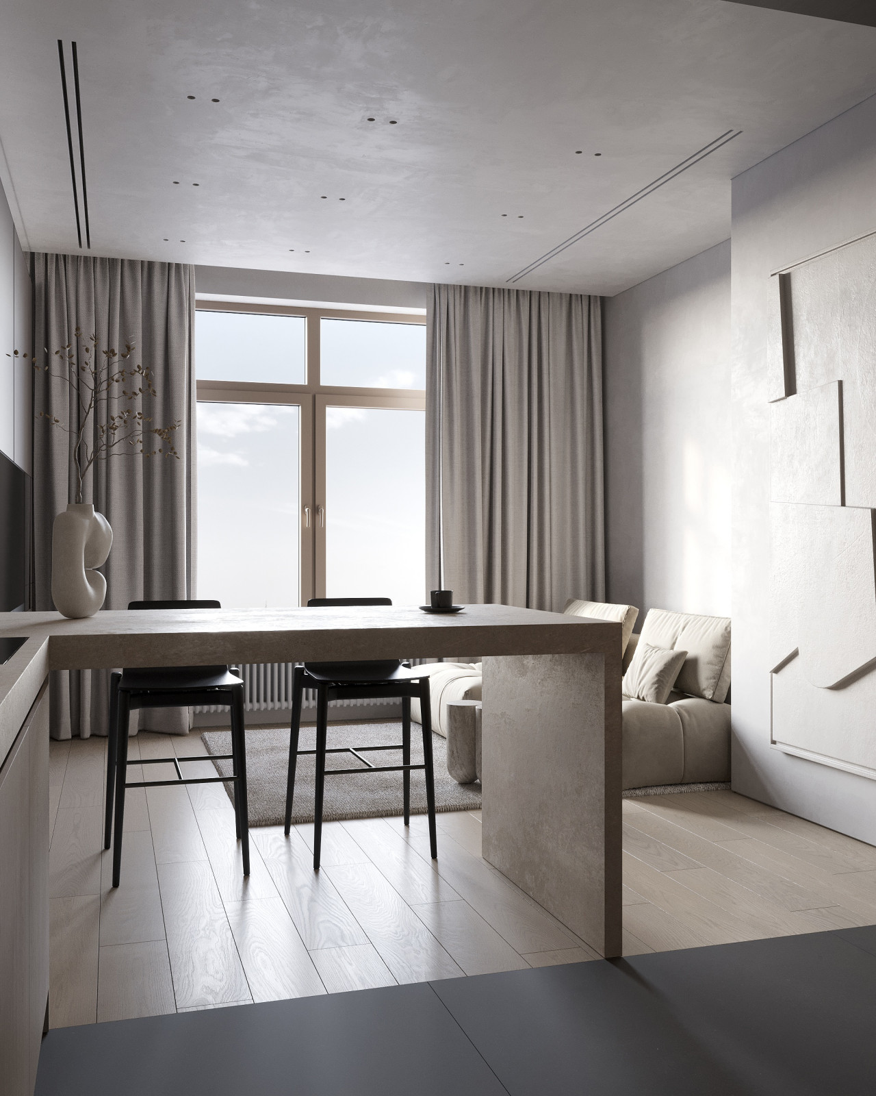 Интерьер квартиры в ЖК NEVA HAUS