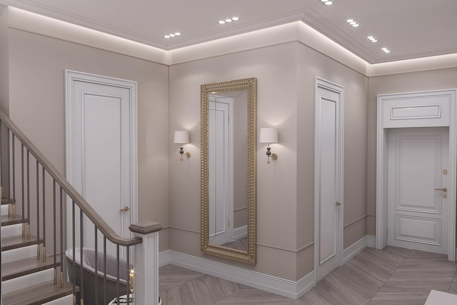 Визуализация интерьера дома в Немецкой деревне