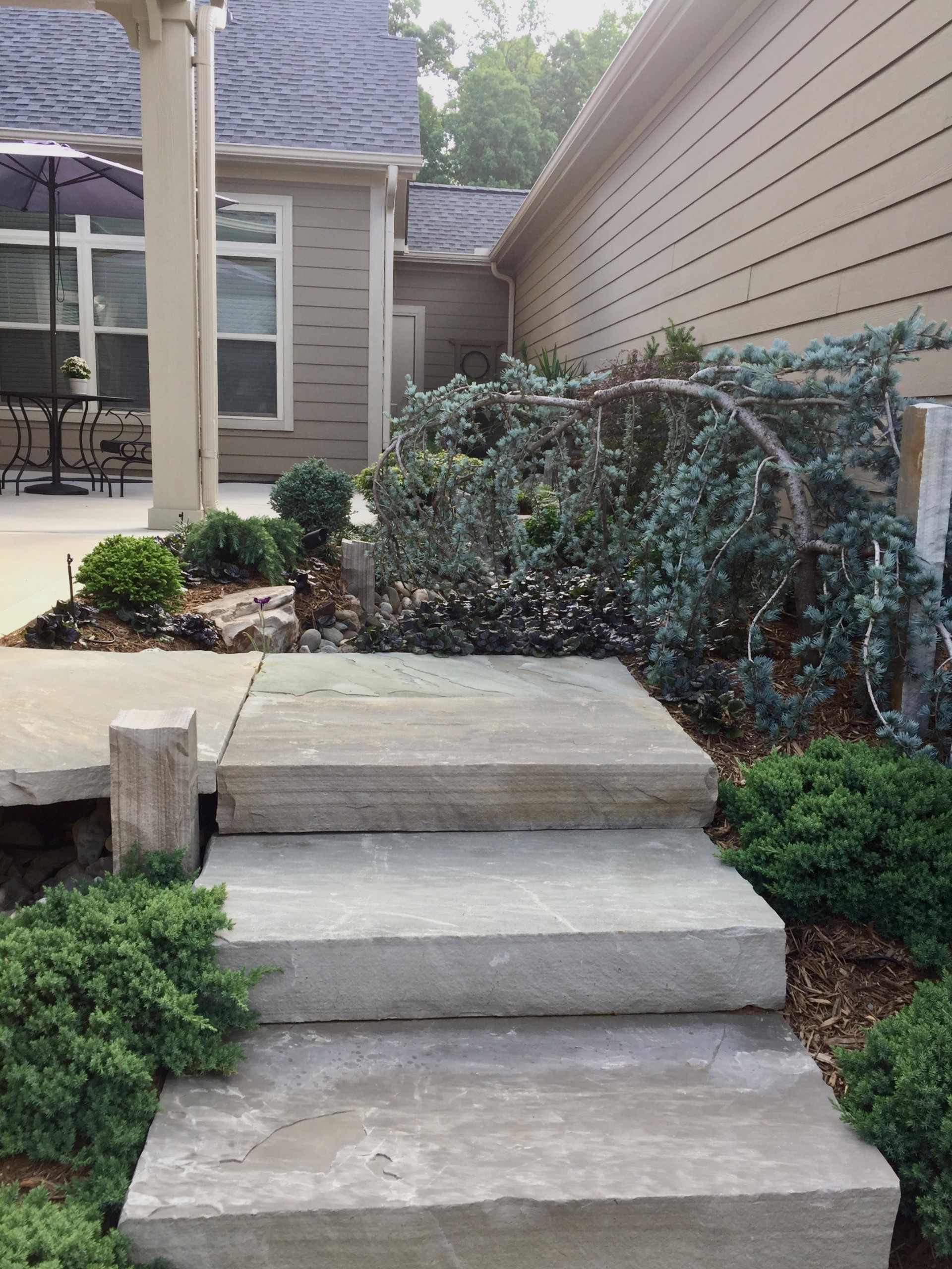 Asian-Inspired Courtyard Garden