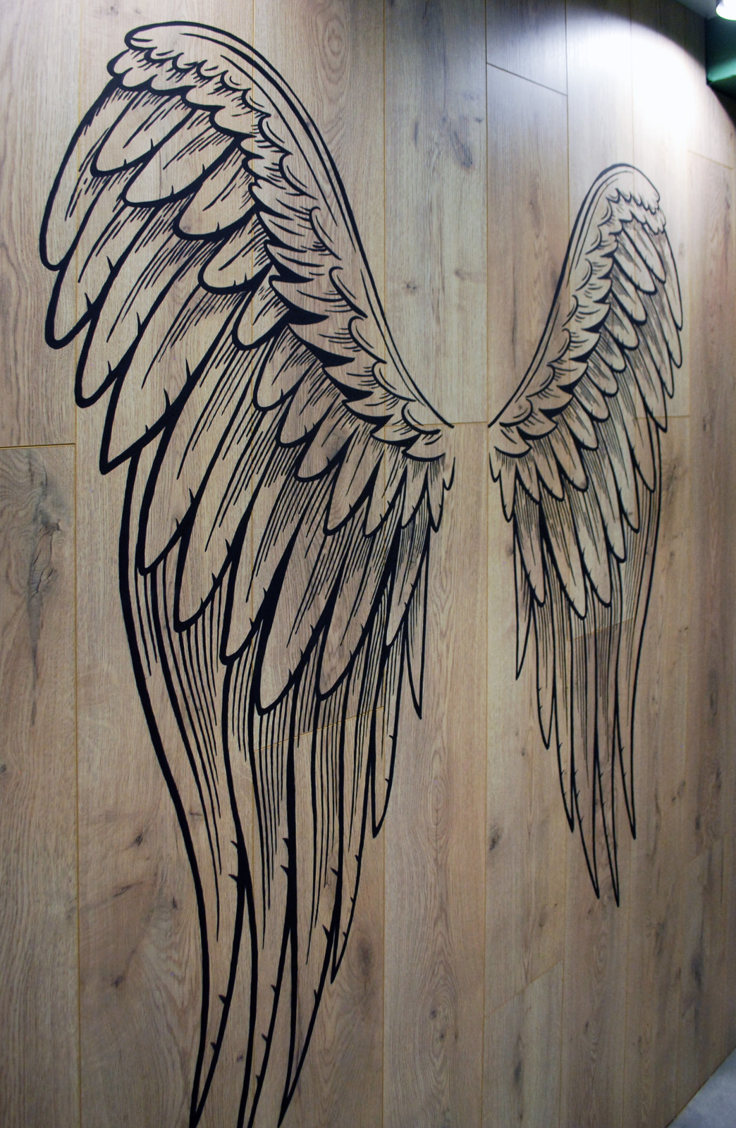 Роспись стены в кафе "Гуд Пипл"