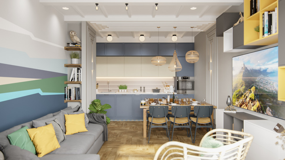 Яркое и светлое пространство