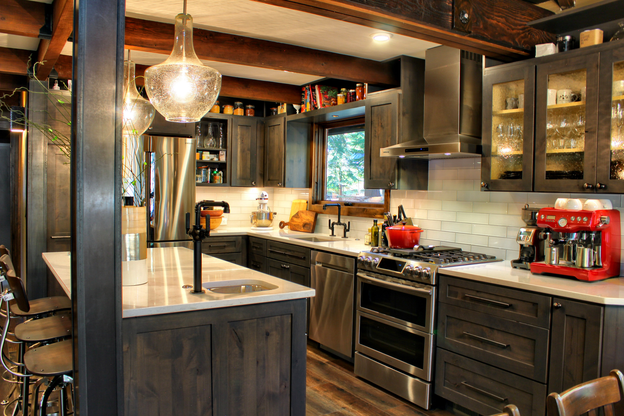 Industrial Mountain Modern Cabin