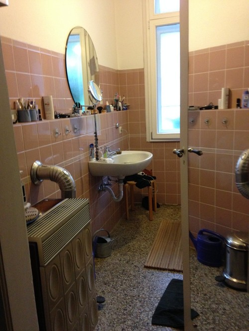 Modernes bad im altbau vorher nachher