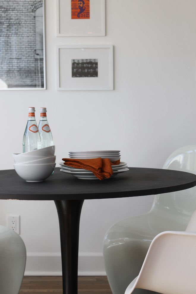 Saarinen Style Tulip Table Black Modern Los Angeles By Madison Modern Home