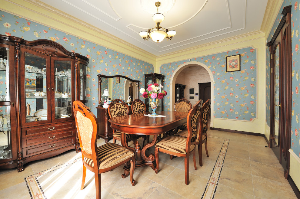 Интерьер дома в классическом стиле (250 кв м)
