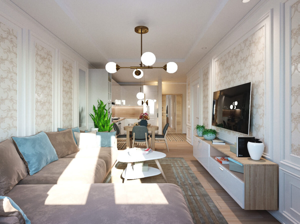 Дизайн квартиры 45 м2 в ЖК Маяковский