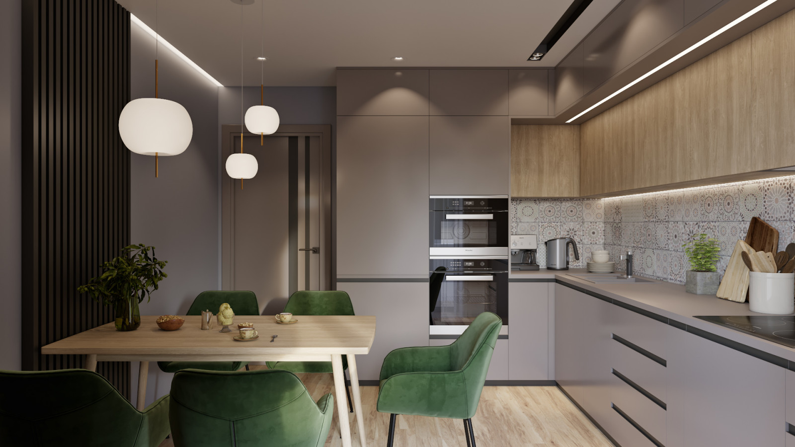 Дизайн трехкомнатной квартиры Днепр