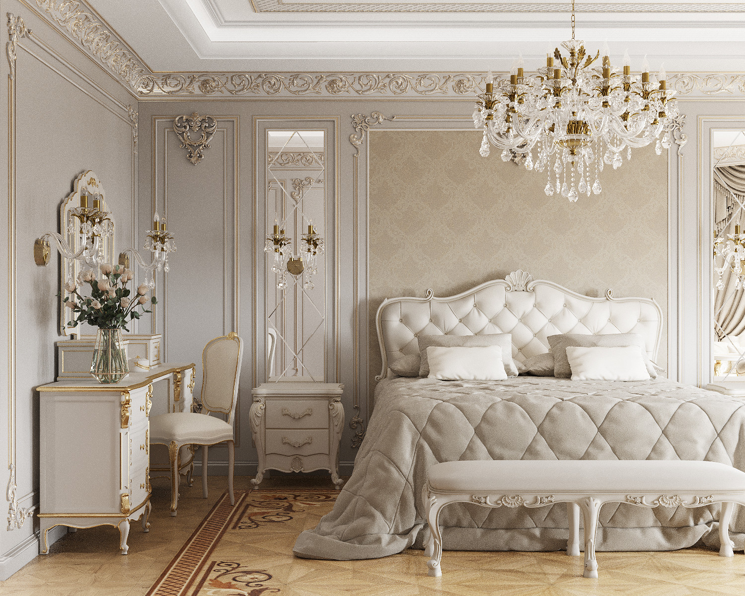 Дизайн интерьера загородного дома в классическом стиле