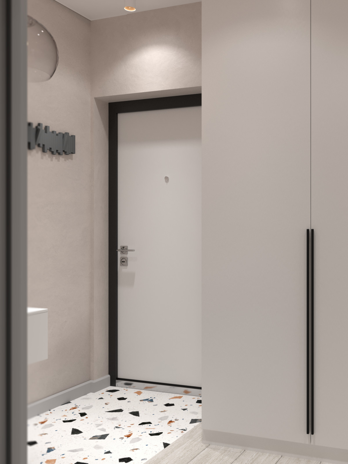 Квартира для холостяка (визуализации и коллажи)